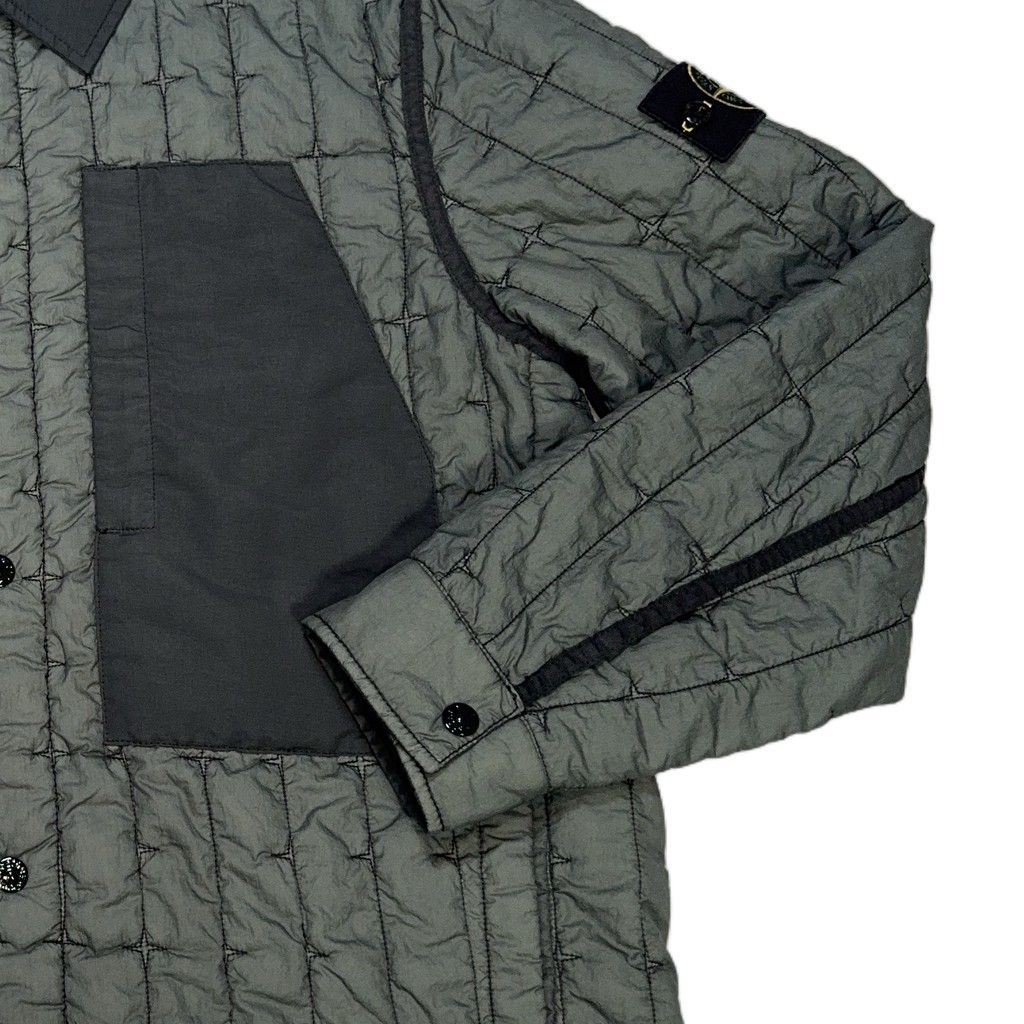 Stone Island Quilted Nylon Stella with PrimaLoft-TC Overshirt – Grey