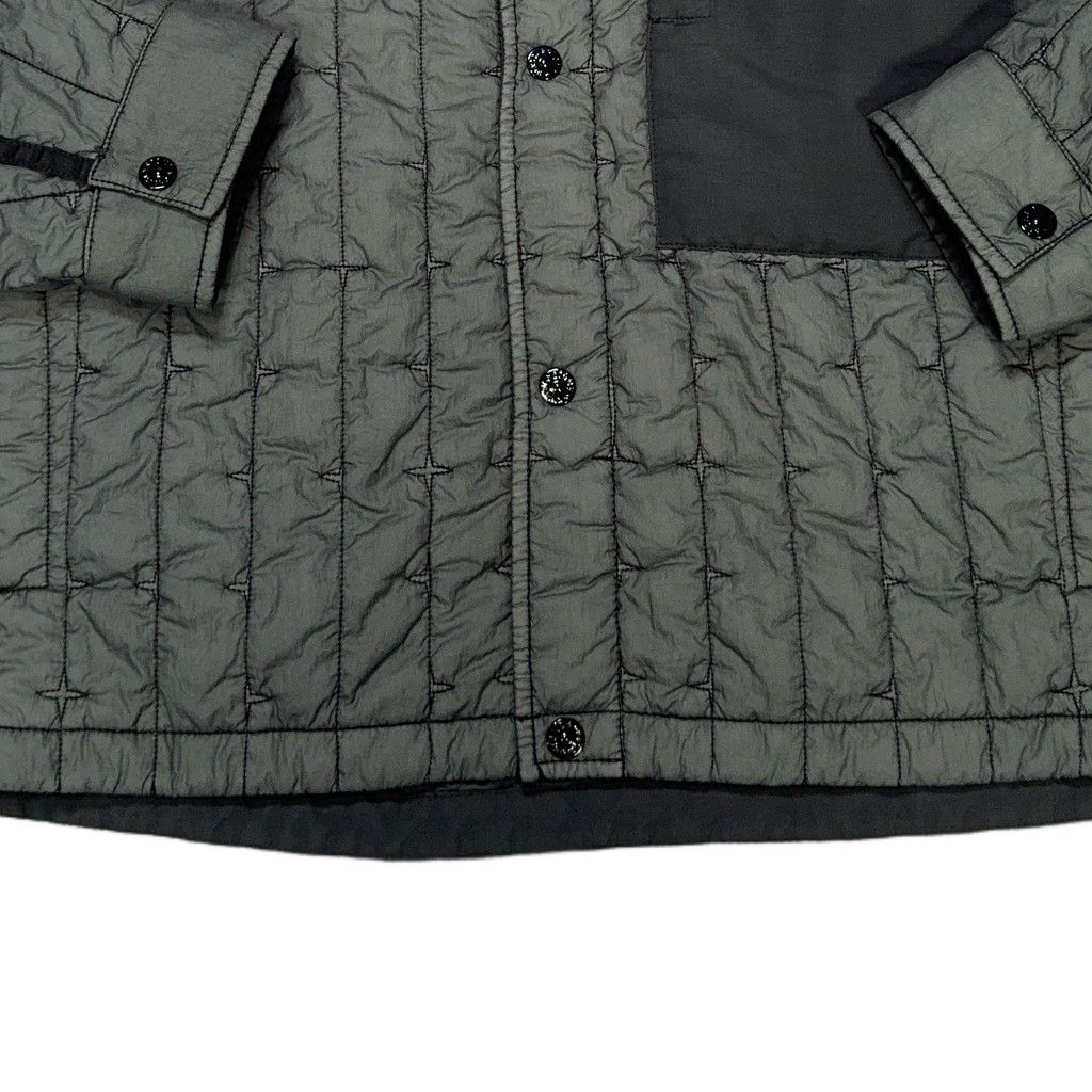 Stone Island Quilted Nylon Stella with PrimaLoft-TC Overshirt – Grey