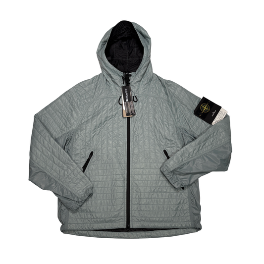 Stone Island Grey Pertex Quantumn Net+ with Primaloft Insulation Technology Jacket