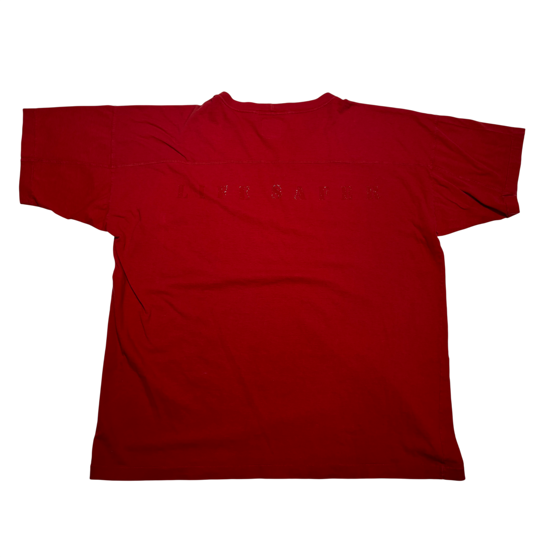 Stone Island 1995 Life Saver Red T-shirt