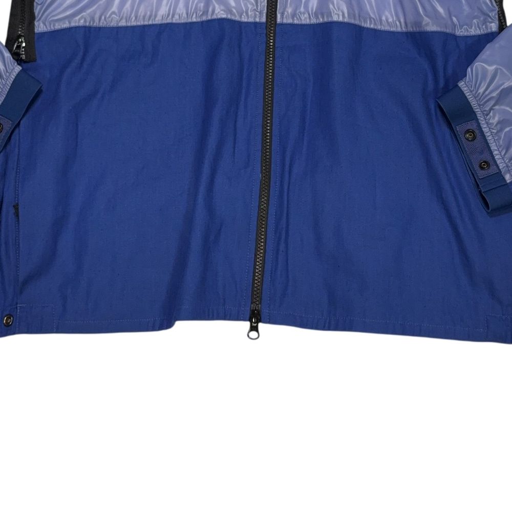 Stone Island Heat Reactive Lamy With Cotton Linen Tela Blue Jacket
