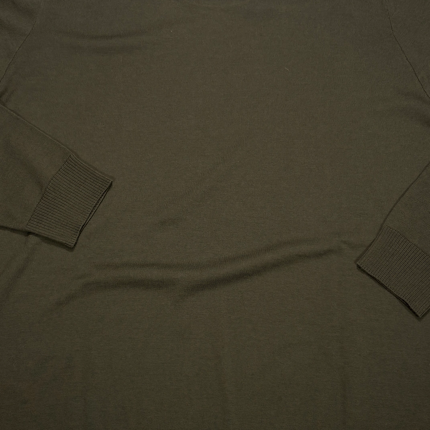 Stone Island Green Compass Patch Turtle Neck Jumper