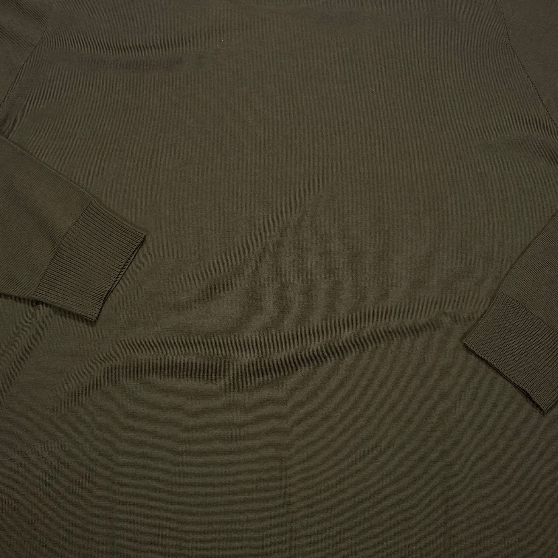 Stone Island Green Compass Patch Turtle Neck Jumper