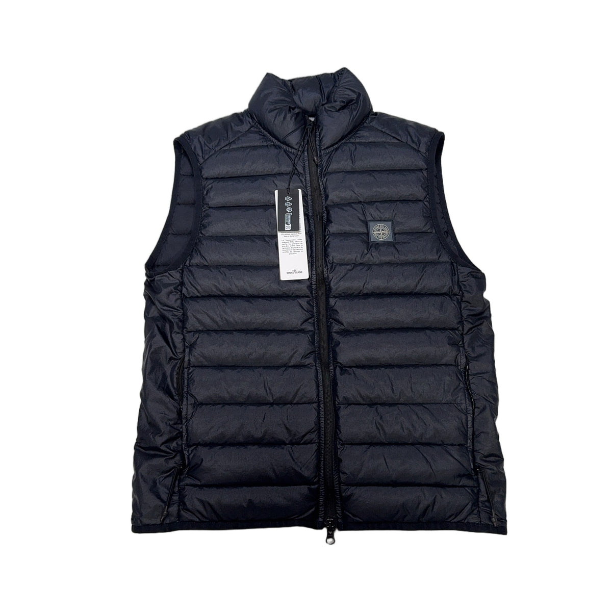 Stone Island Loom Woven Chambers R-Nylon Down-TC Gilet – Navy