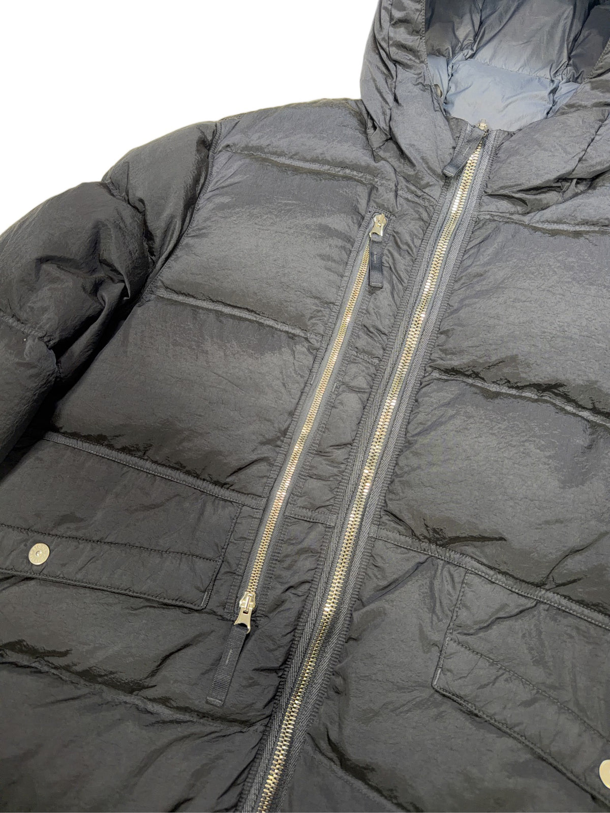 Stone Island Nylon Metal Hooded Puffer Jacket – Navy