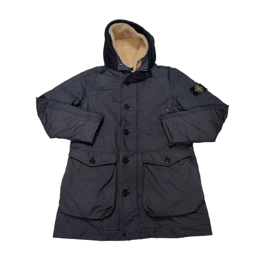 Stone Island David Tc Down Navy Coat
