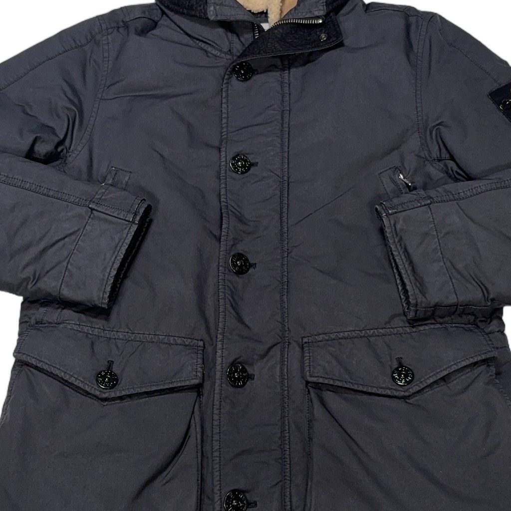 Stone Island David Tc Down Navy Coat