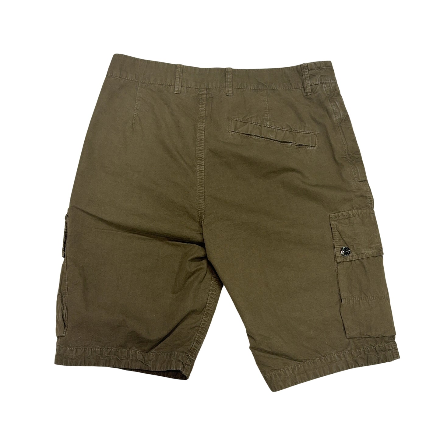 Stone Island Cargo Green Shorts