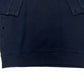 Stone Island Crew Neck Sweatshirt with Side Snaps – Navy