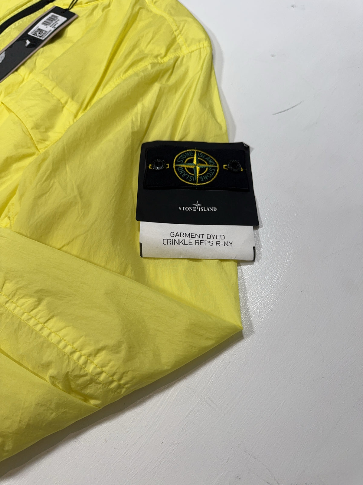 Stone Island Garment Dyed Crinkle Reps R-NY Jacket - Yellow