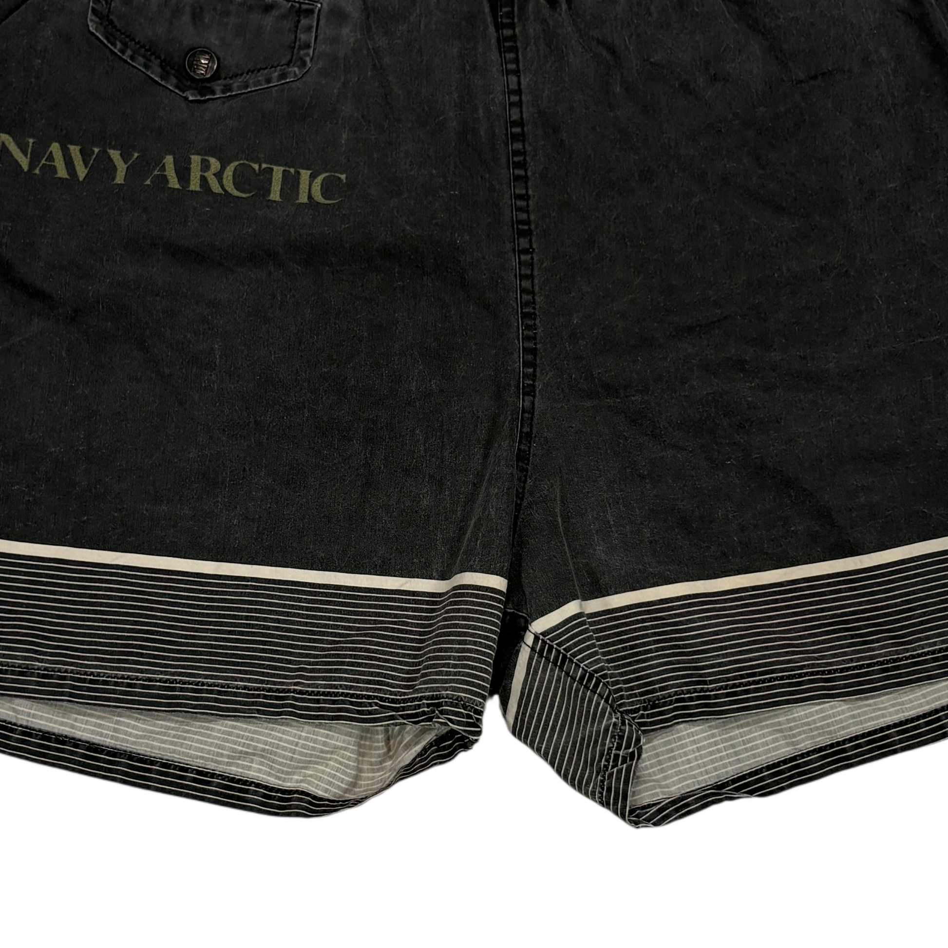 Stone Island Navy Artic Black Shorts