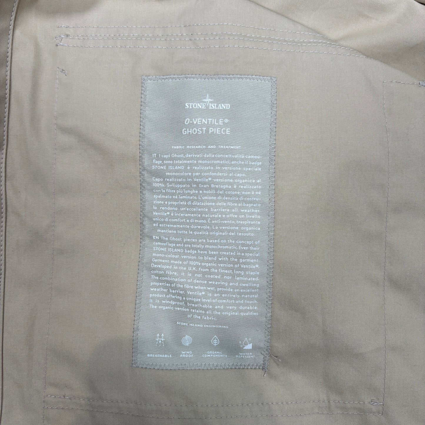 Stone Island Beige 0-Ventile Ghost Piece Jacket