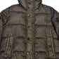 Stone Island Garment Dyed Down 26 GR X SQM N Hooded Jacket – Brown