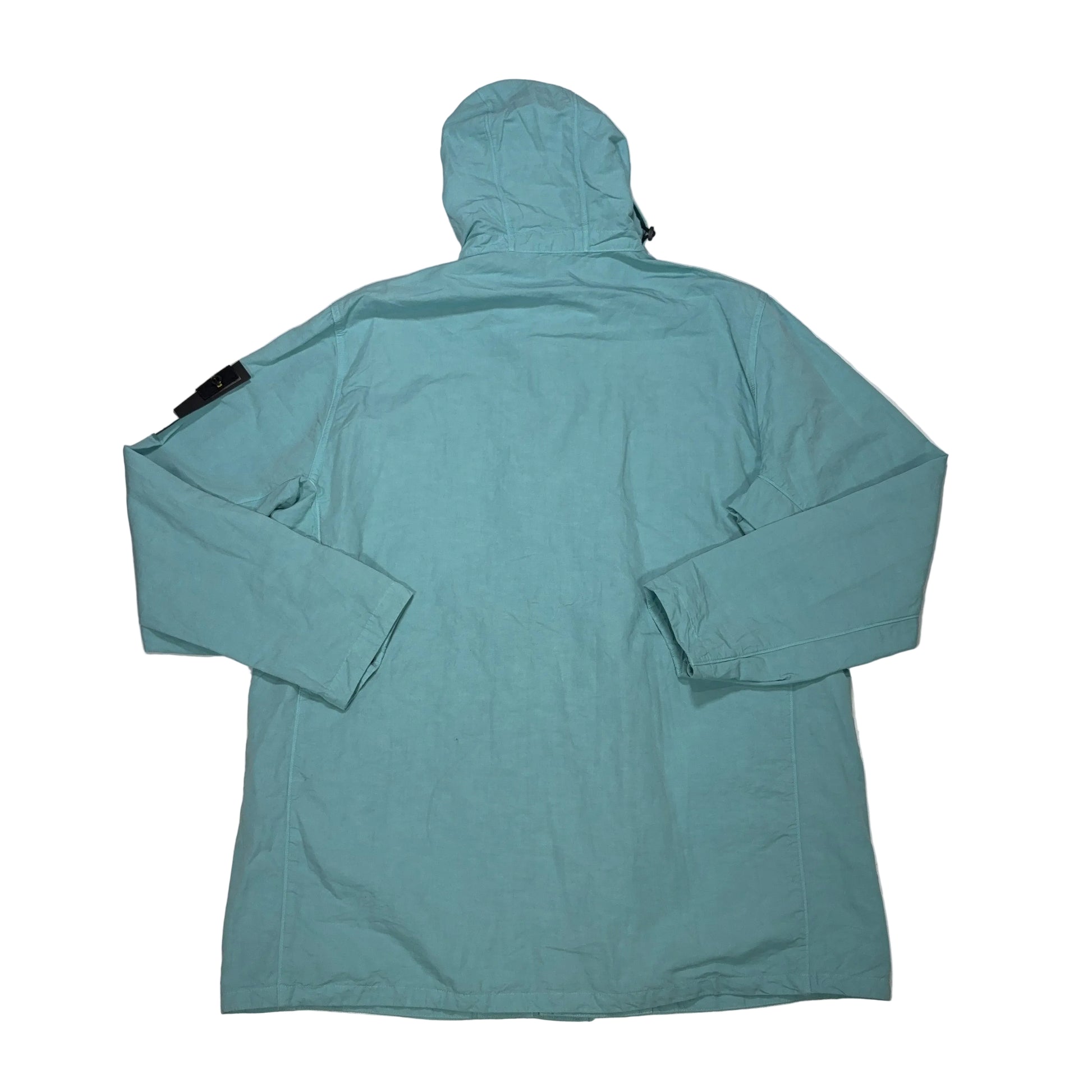 Stone Island Tela Cotone Lino Flammato - TC Blue Jacket