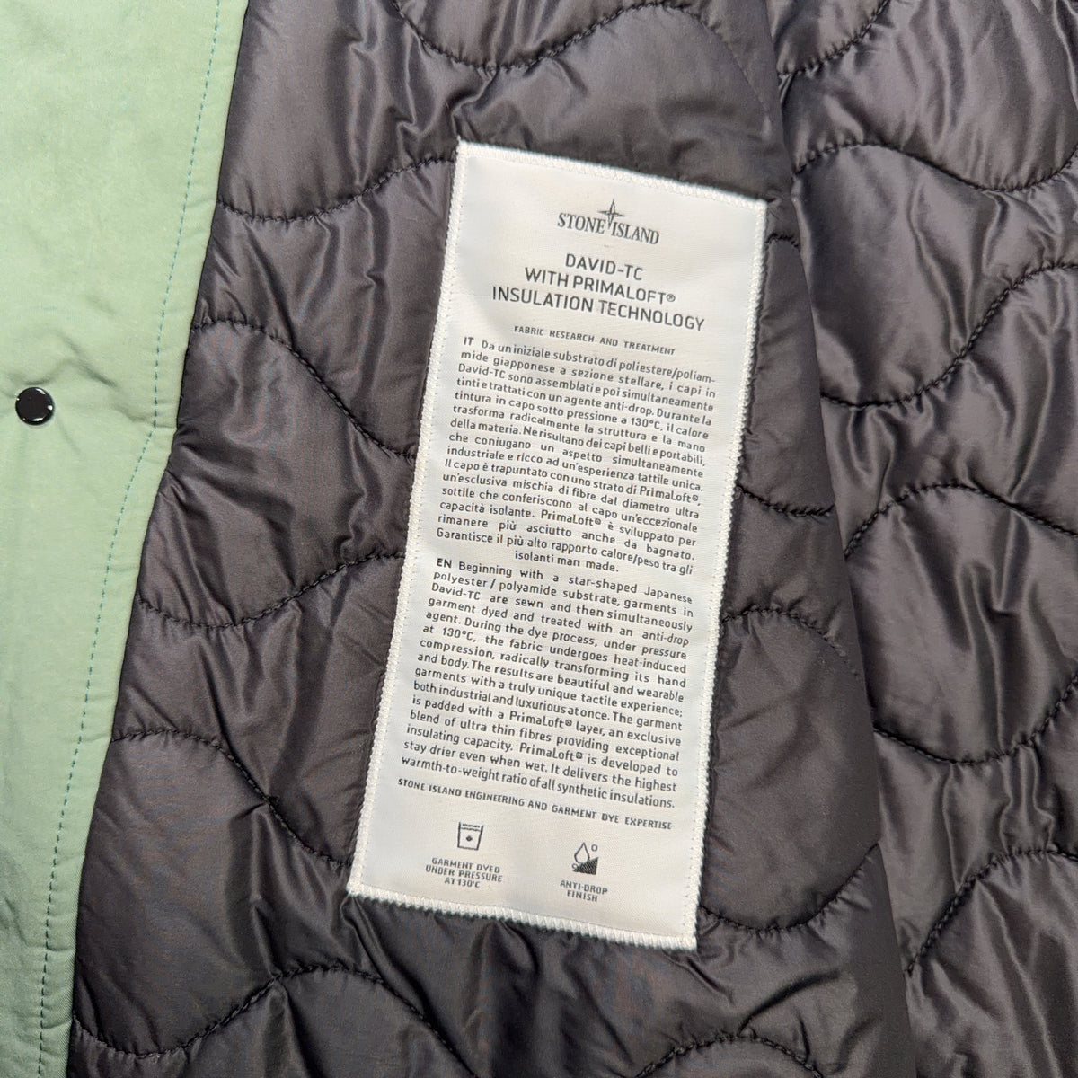 Stone Island David-TC PrimaLoft Coat – Green