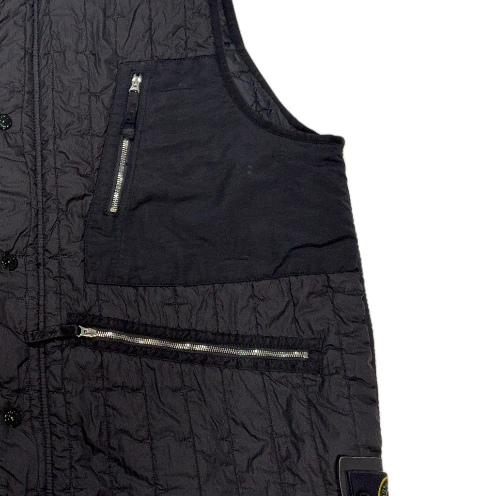Stone Island Quilted Nylon Stella With Primaloft - TC Black Gilet