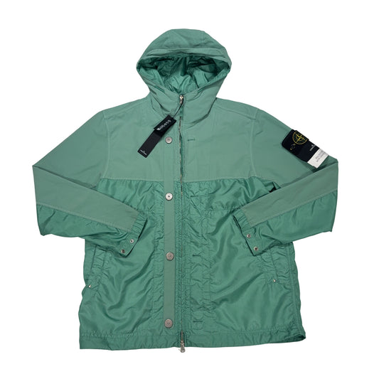 Stone Island Polyester Tela With David Light-TC Green Jacket