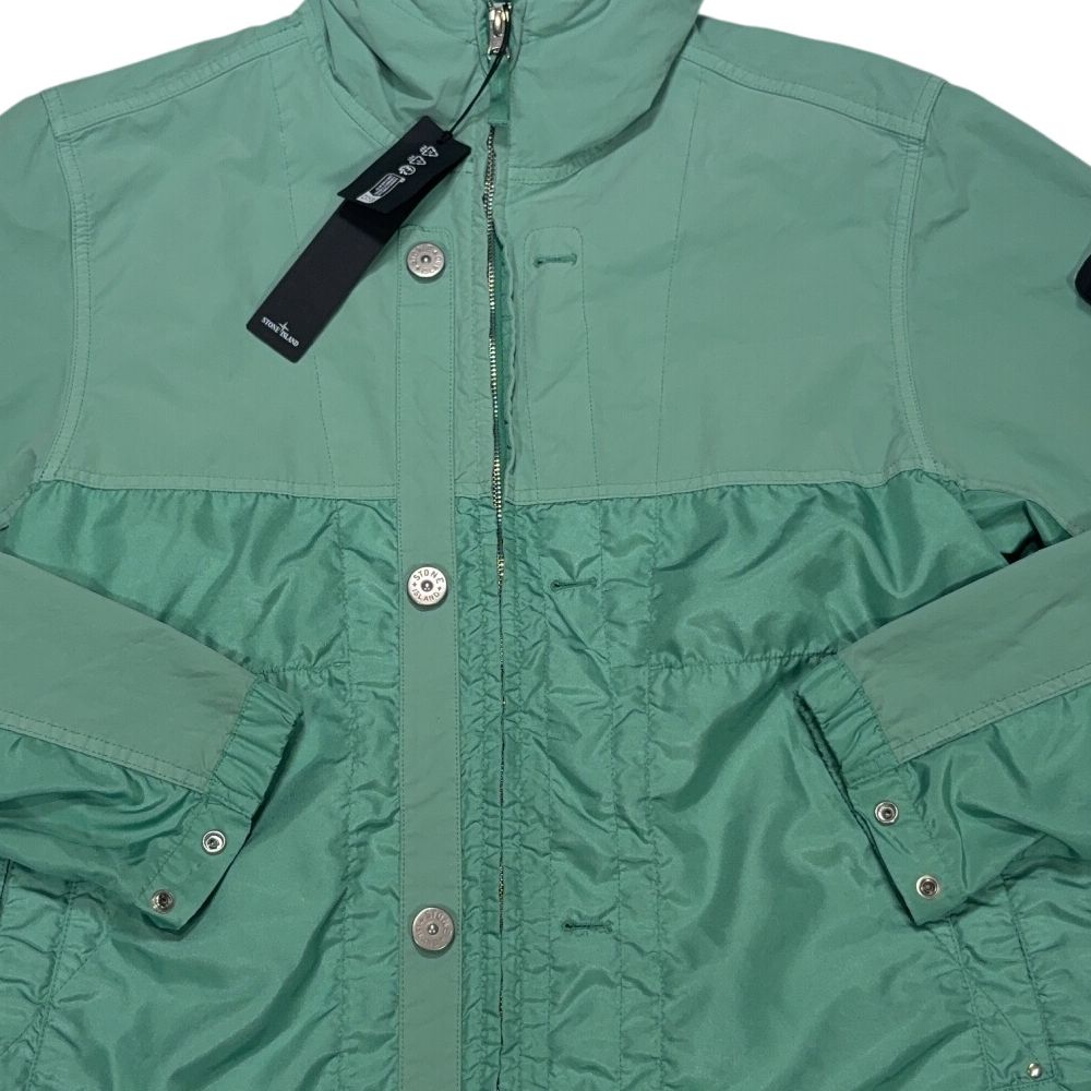 Stone Island Polyester Tela With David Light-TC Green Jacket