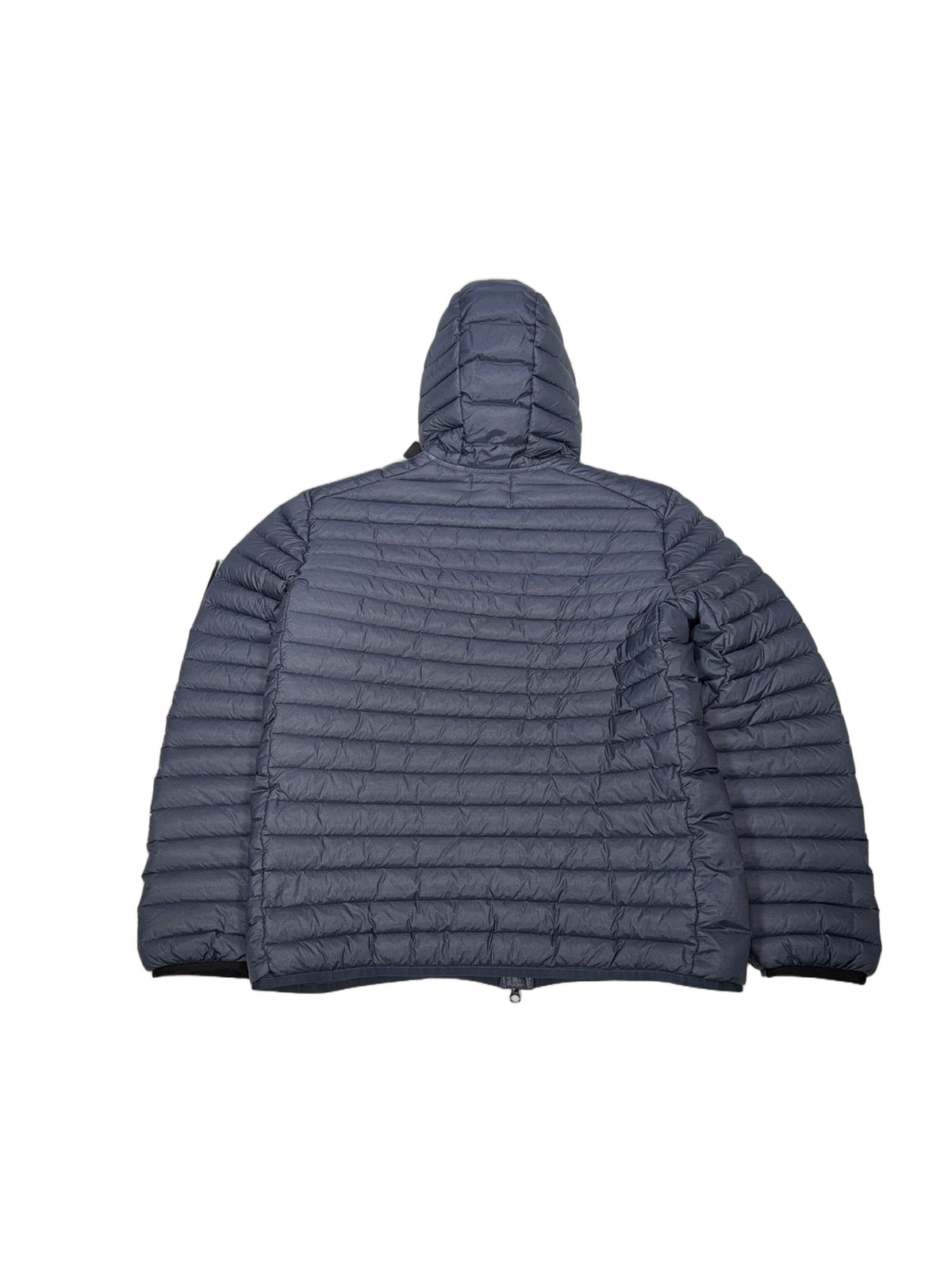 Stone Island Loom Woven Chambers Hooded Quilted Puffer Jacket – Blue