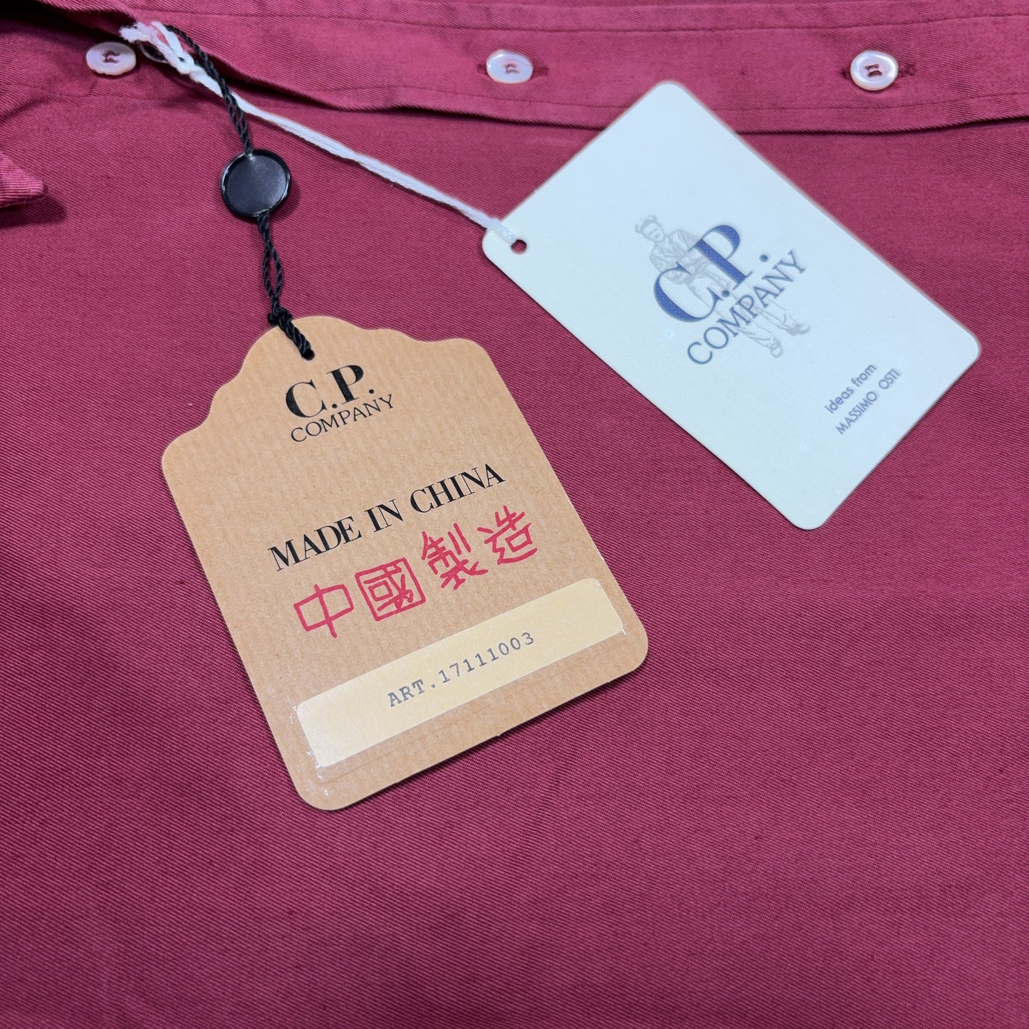 Cp Company 1992 Shirt Red Tops