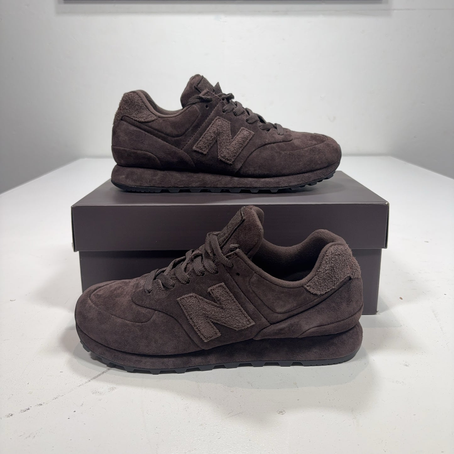 Stone Island x New Balance Brown574 Brown Trainers