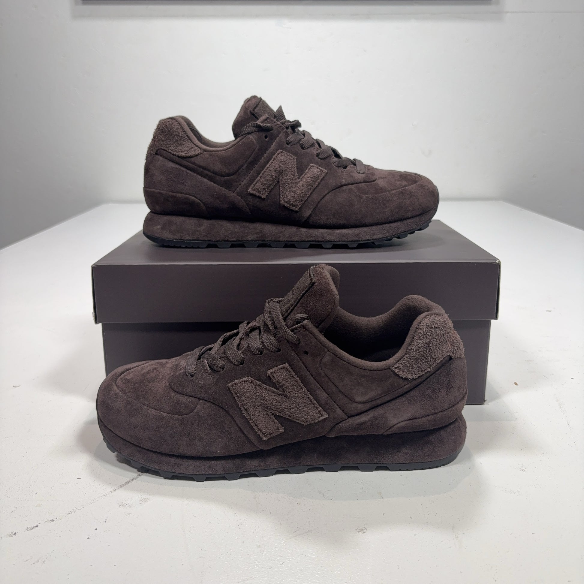 Stone Island x New Balance Brown574 Brown Trainers