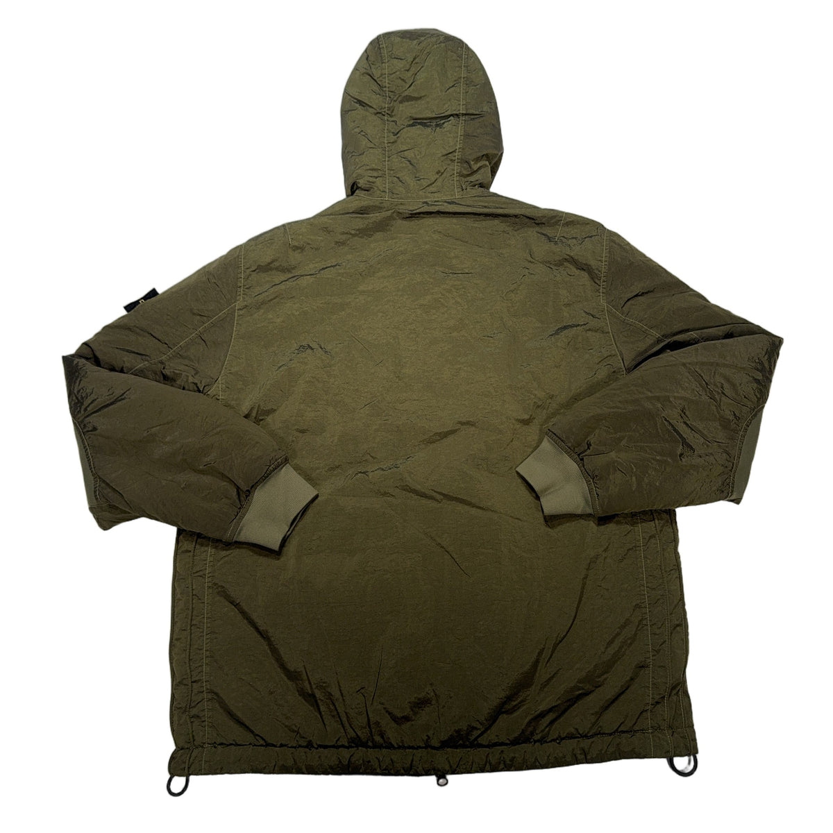 Stone Island Nylon Metal In Econy Regenerated Nylon With Primaloft Green Jacket