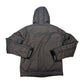 Stone Island Mesh Badge Goose Down Grey Coat