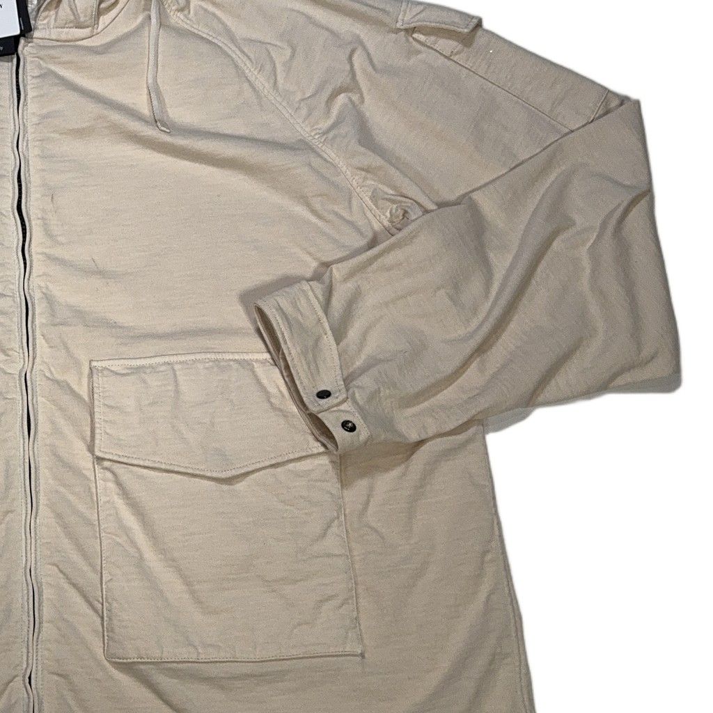 C.P. Company KNJ Goggle Hooded Jacket – Beige