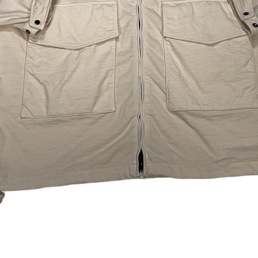 C.P. Company KNJ Goggle Hooded Jacket – Beige