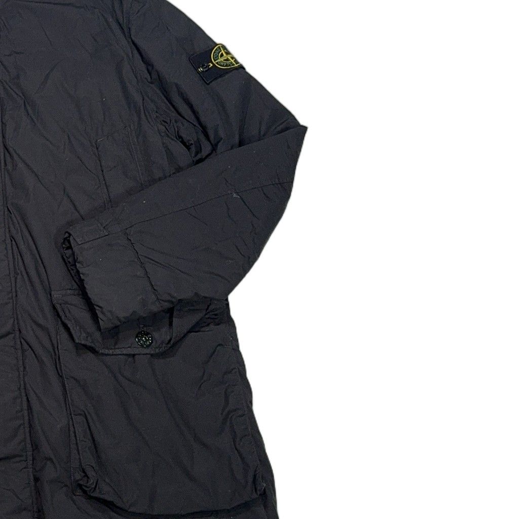Stone Island Naslan Light Watro Hooded Long Parka – Black
