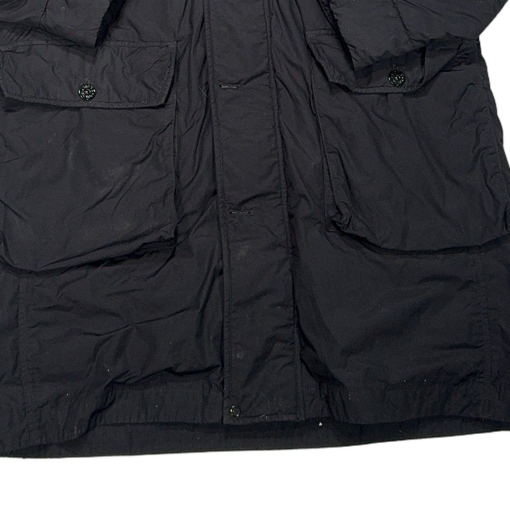 Stone Island Naslan Light Watro Hooded Long Parka – Black