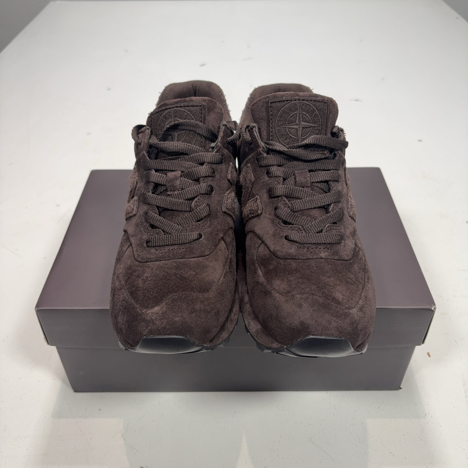 Stone Island x New Balance Brown574 Brown Trainers