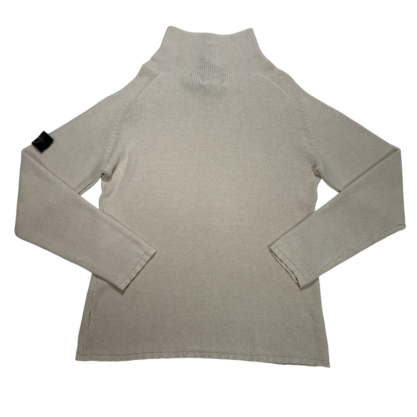 Stone Island Knit Green Edge Beige Jumpers