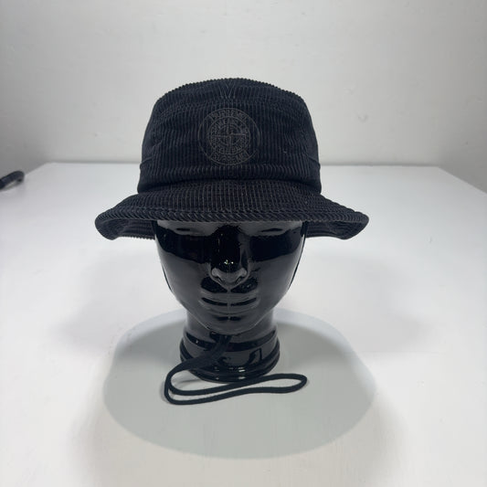 Stone Island X Supreme Bucket Hat Black Accessories