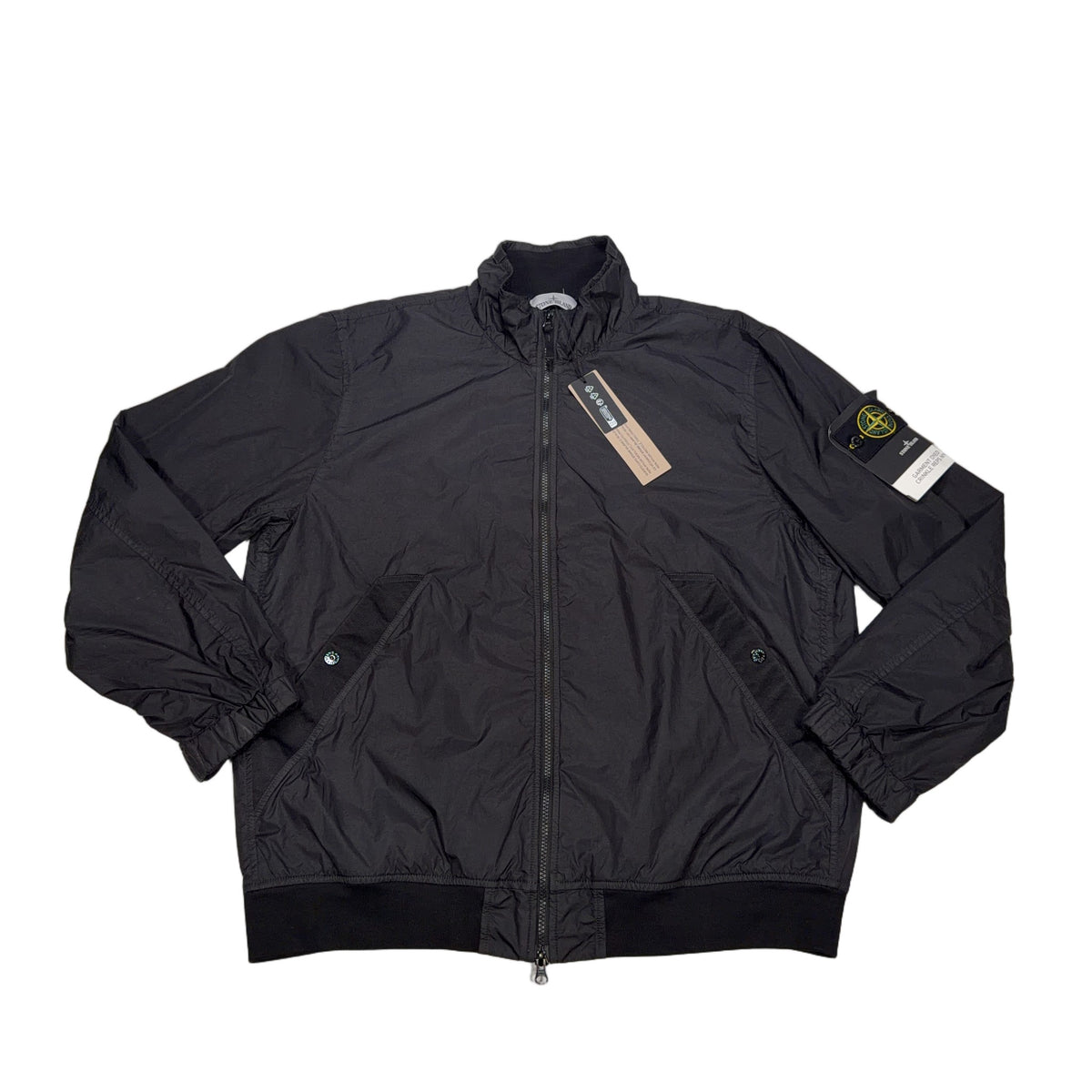 Stone Island Garment Dyed Crinkle Reps NY Jacket – Black