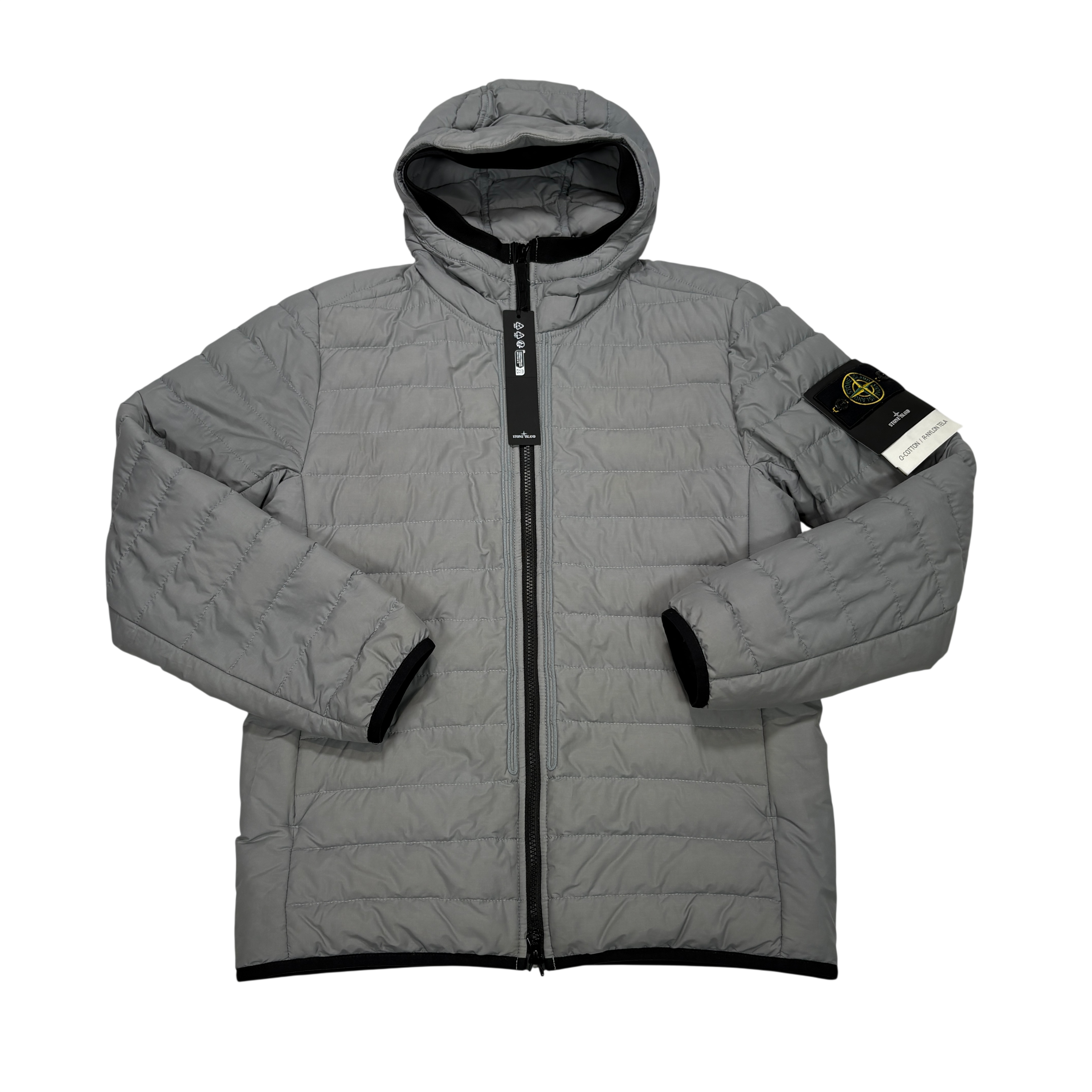 Stone Island Grey 0-Cotton / R-Nylon Tela Puffer Jacket – THE GARMENTZ LAB