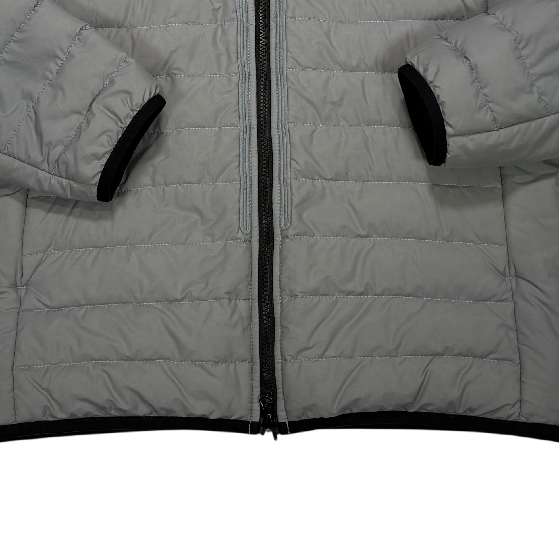 Stone Island Grey 0-Cotton / R-Nylon Tela Puffer Jacket