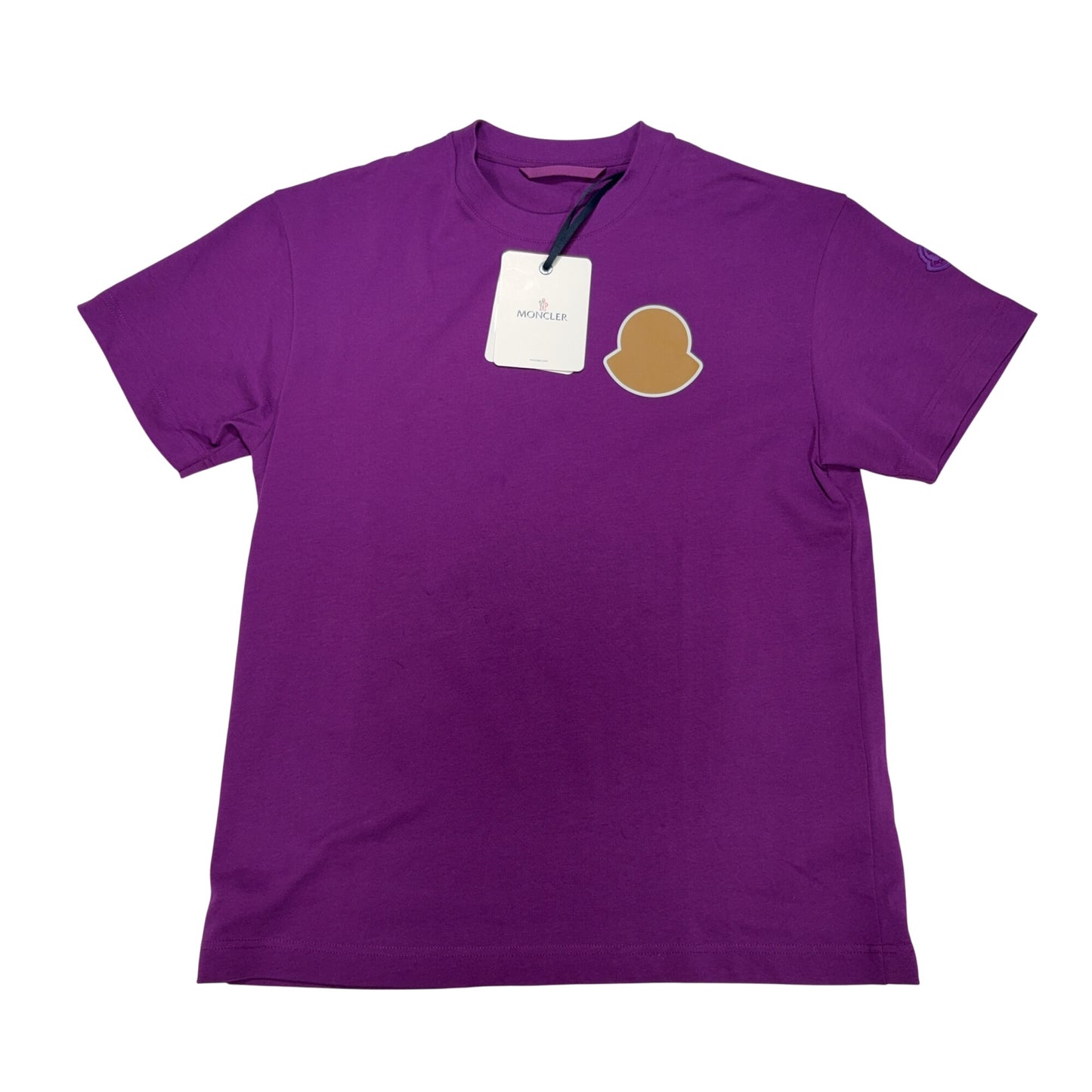 Moncler Front/Back Graphic Purple T-shirt
