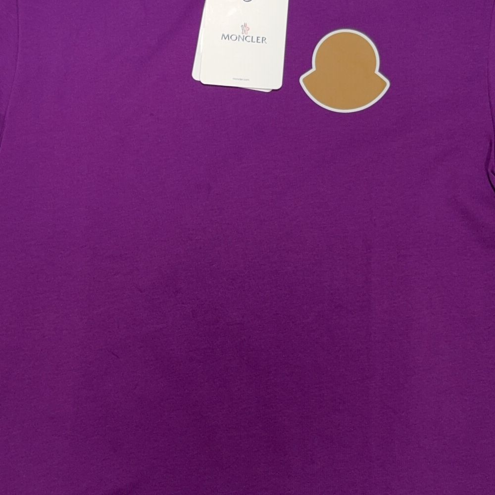 Moncler Front/Back Graphic Purple T-shirt