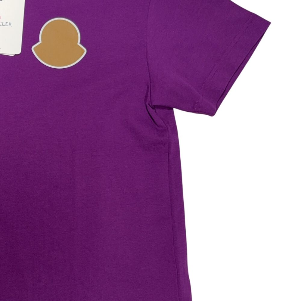 Moncler Front/Back Graphic Purple T-shirt