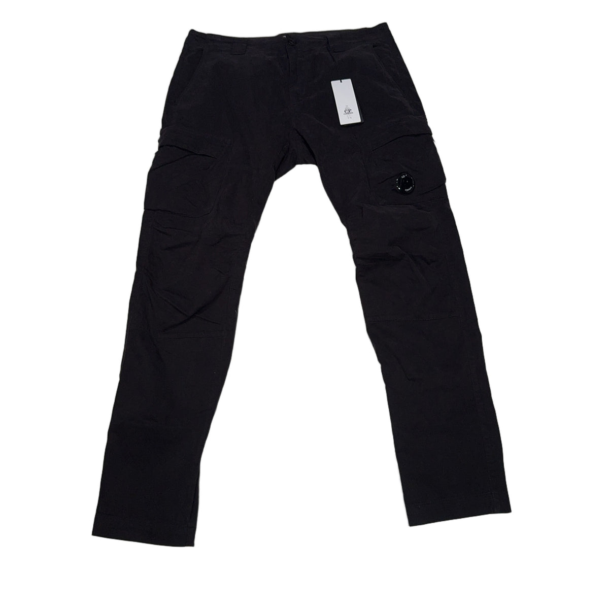Cp Company Black Pocket Lens Cargos