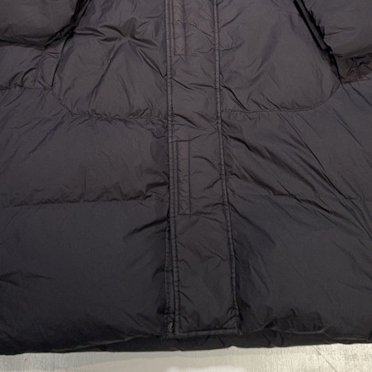 Stone Island Garment Dyed Crinkle Reps NY Down Black Coat