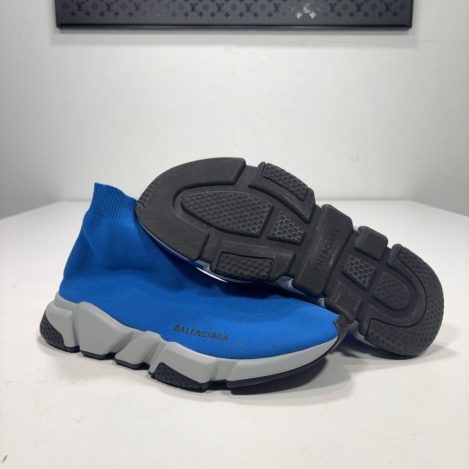 Balenciaga Sock Runners Blue Trainers