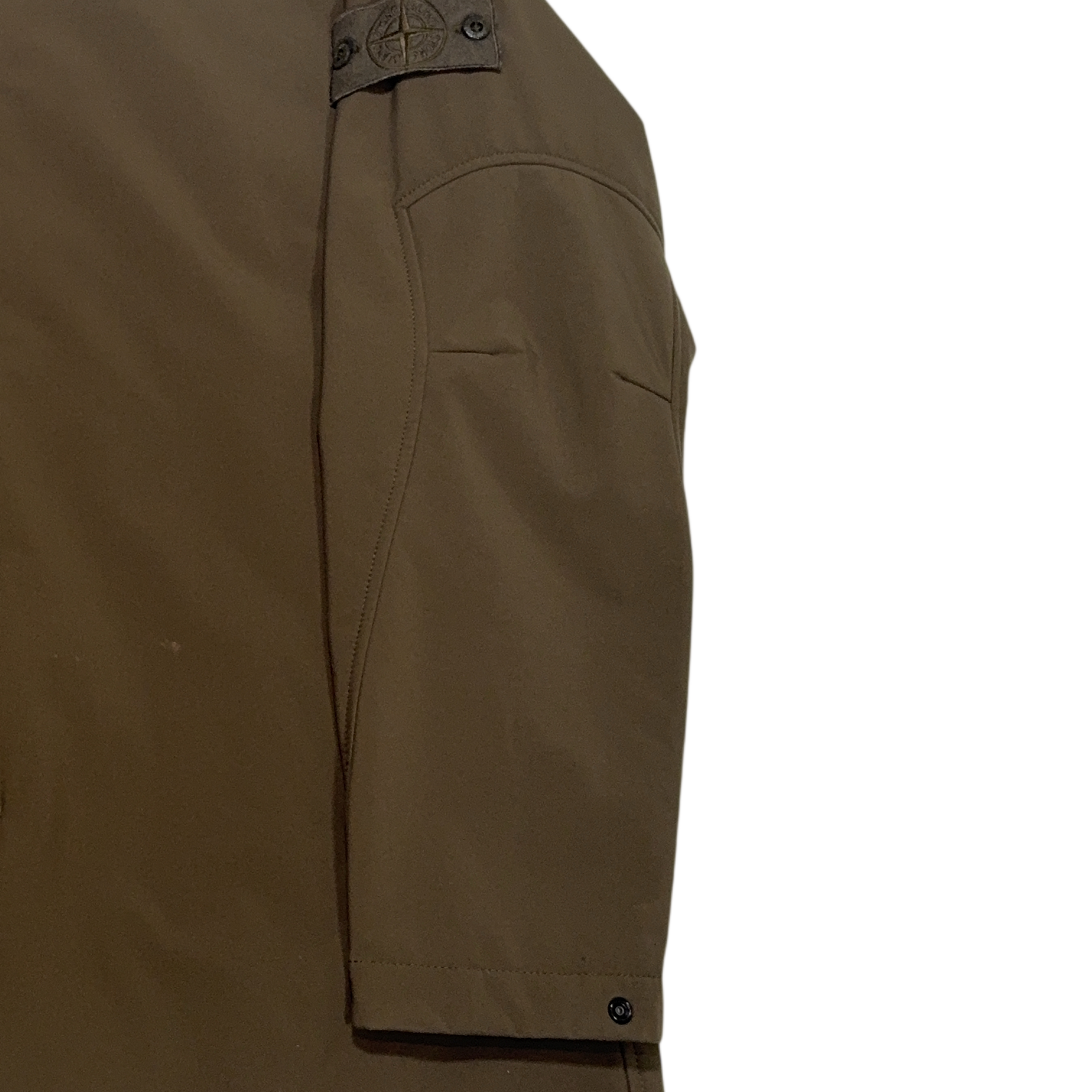 Stone Island Poliestere Stretch 5L Ghost Piece Green Jacket