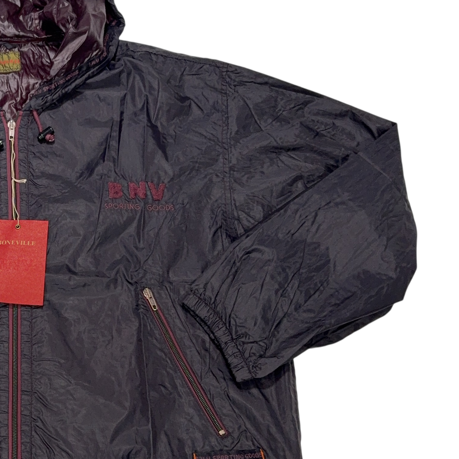 Boneville 1992 WindBreaker Black Jacket
