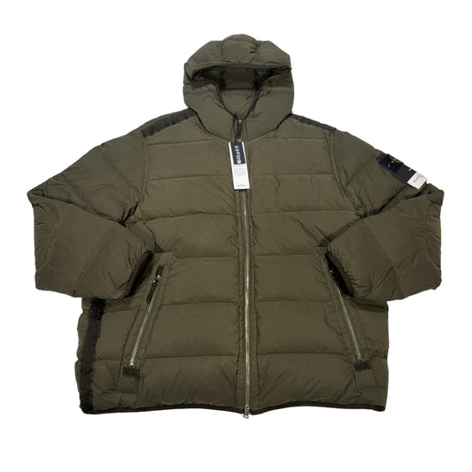 Stone Island Seamless Tunnel Down TC Green Coat