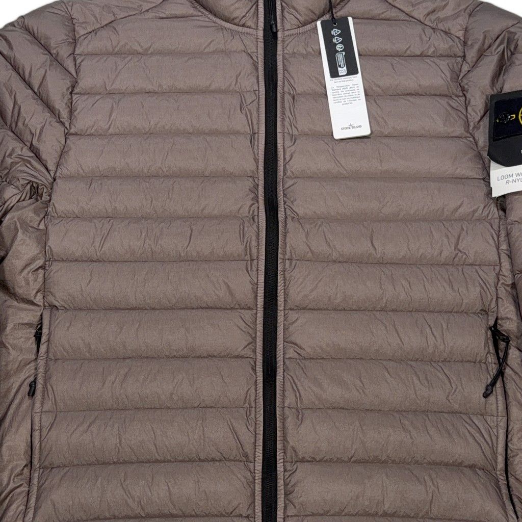 Stone Island Loom Woven Chambers R-Nylon Down-TC Jacket – Brown