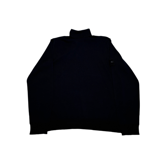 Stone Island Navy Ghost Piece Turtle Neck Jumper