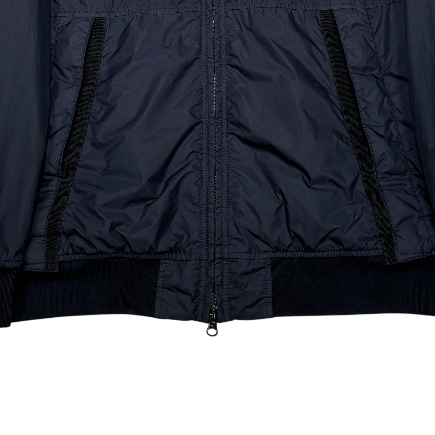 Stone Island Navy Garment Dyed Crinkle Reps R-NY with Primaloft-TC Puffer Jacket